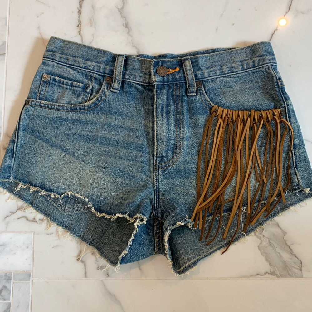 Ralph Lauren Denim & Supply SHORTS with Fringe